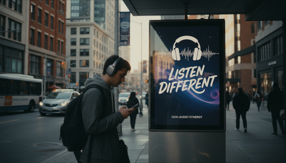 Sound & Sight: Pairing OOH with Audio Content for a Synergistic Campaign