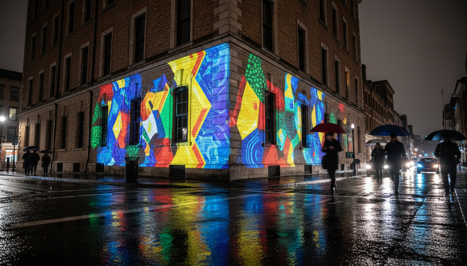 Projection Mapping: Transforming Urban Spaces into Immersive Brand Experiences