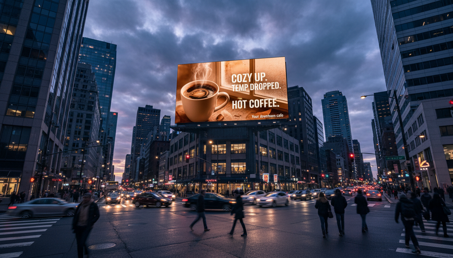 Weather-Triggered DOOH: Revolutionizing Advertising with Real-Time Contextual Campaigns